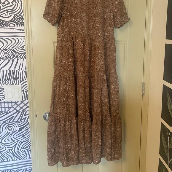 New Brown Long Summer Dress - Picture 2 of 3
